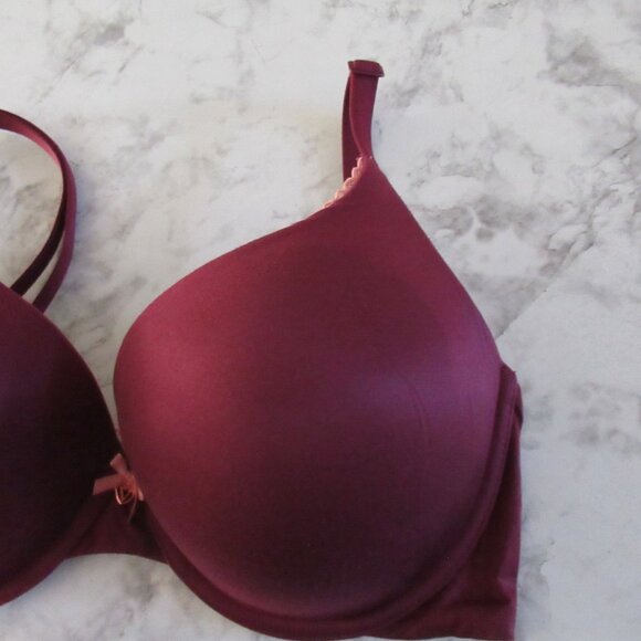 Victorias Secret Bra 32DDD Purple Perfect Shape Underwire Back Closure - Picture 8 of 8